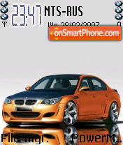 Bmw M5 theme screenshot