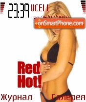 Capture d'écran Red Hot thème