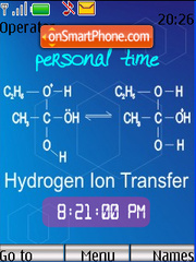 Скриншот темы Hydrogen Ion Transfer