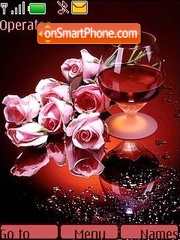 Drink from roses tema screenshot