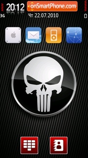 Danger Skull tema screenshot