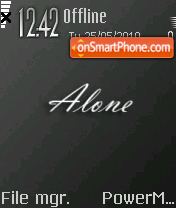 Alone 18 tema screenshot