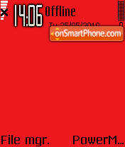 Red 12 Theme-Screenshot