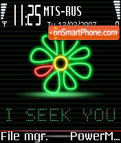 Capture d'écran ICQ thème