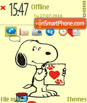 Snoopy 04 es el tema de pantalla