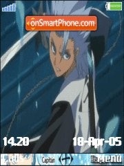 Toushirou Hitsugaya Bleach theme screenshot