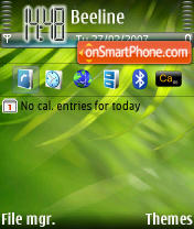 Capture d'écran GreenLabel thème