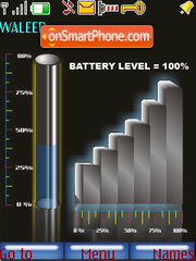 Capture d'écran Battery Signal SWF thème