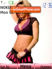 Ashley Massaro tema screenshot