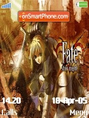 Fate Stay Night tema screenshot