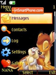 Bambi Clock tema screenshot