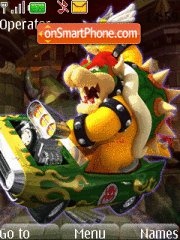 Bowser Kart theme screenshot