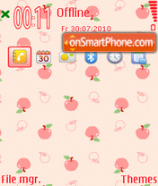 Capture d'écran Apple 16 thème