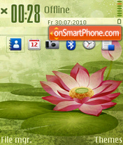 Capture d'écran Lotus of summer thème