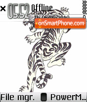 Tiger by Shawan theme screenshot