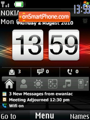 Htc Colors Wid Tone theme screenshot