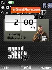 Gta Iv SWF theme screenshot