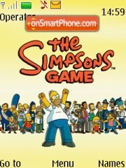 Скриншот темы Simpsons Game