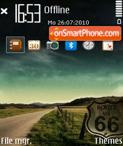 Capture d'écran Route66 thème
