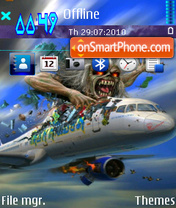 Iron maiden 06 theme screenshot