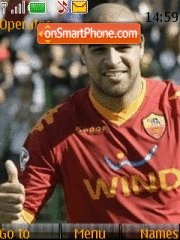 Adriaono AS Roma tema screenshot