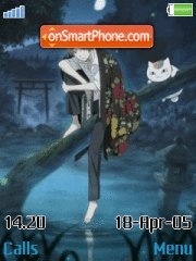 Natsume Yuujinchou es el tema de pantalla