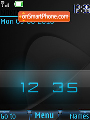 Digital Clock Theme-Screenshot