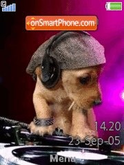 Dj Dog Theme-Screenshot