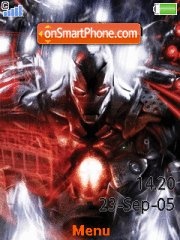 Скриншот темы Iron Man 2 01