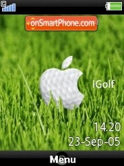 Скриншот темы Apple Igolf