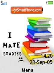 I Hate Studies Theme-Screenshot