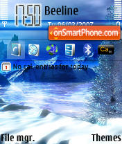 Winter v2 tema screenshot