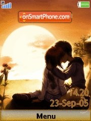 Sunset Couple tema screenshot