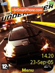 Скриншот темы Nfs Undercover 12