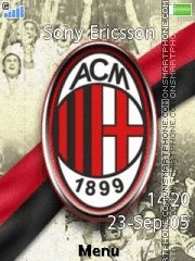 Ac Milan 18 theme screenshot