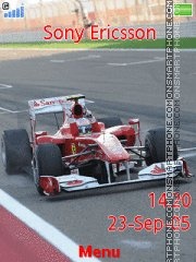 Fernando Alonso 2010 tema screenshot