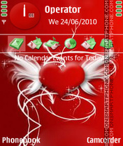 Red Heart Theme-Screenshot