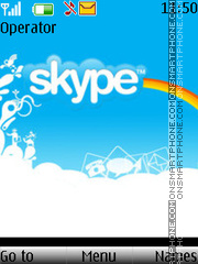 Skype With Ringtone theme screenshot