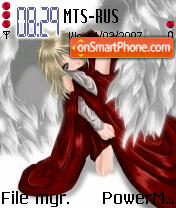 Angel Waiting tema screenshot
