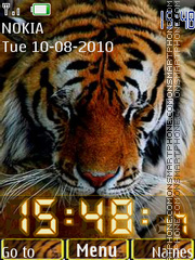 Capture d'écran Tigers thème