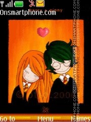 Harry+Ginny=Love) theme screenshot