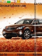 Скриншот темы Infiniti with ringtone