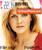 Kirsten Dunst theme screenshot