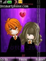 Ron+Germione=Love es el tema de pantalla