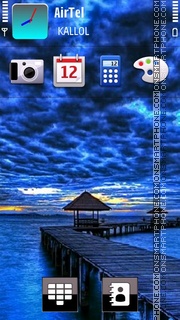 Blue Sea Theme-Screenshot