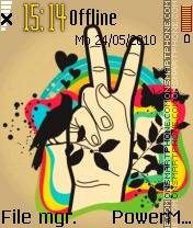 Peace 02 tema screenshot