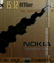 Nokia 7232 theme screenshot