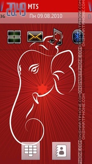 Lord Ganesha 02 theme screenshot