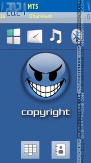 Copyright tema screenshot