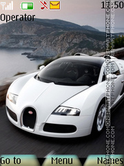 Bugatti Veyron tema screenshot